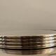 Baguier Christian Dior in silver metal art deco style