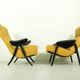 Theo Ruth pour les chaises Artifort Modèle 107 et 137 en Hallingdal Kvadrat.