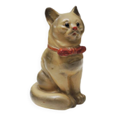 Antique ceramic cat money box to break