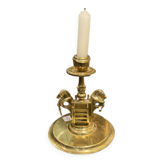 Equine smoker's necessary candlestick