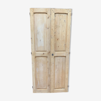 Pair of fir doors