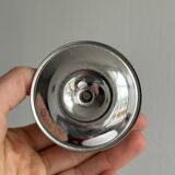 Set of 3 designer stainless steel egg cups