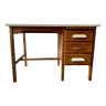 Vintage oak teachers desk with drawers