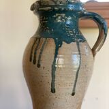 Vintage handmade ceramic jug vase pot