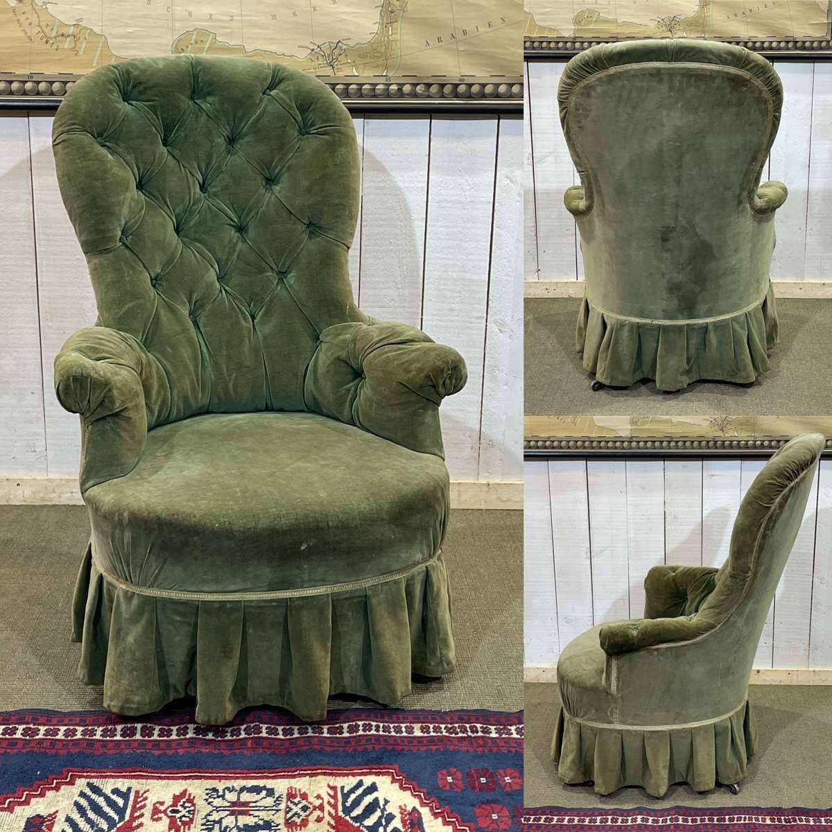 Napoleon III armchair, late 19th century