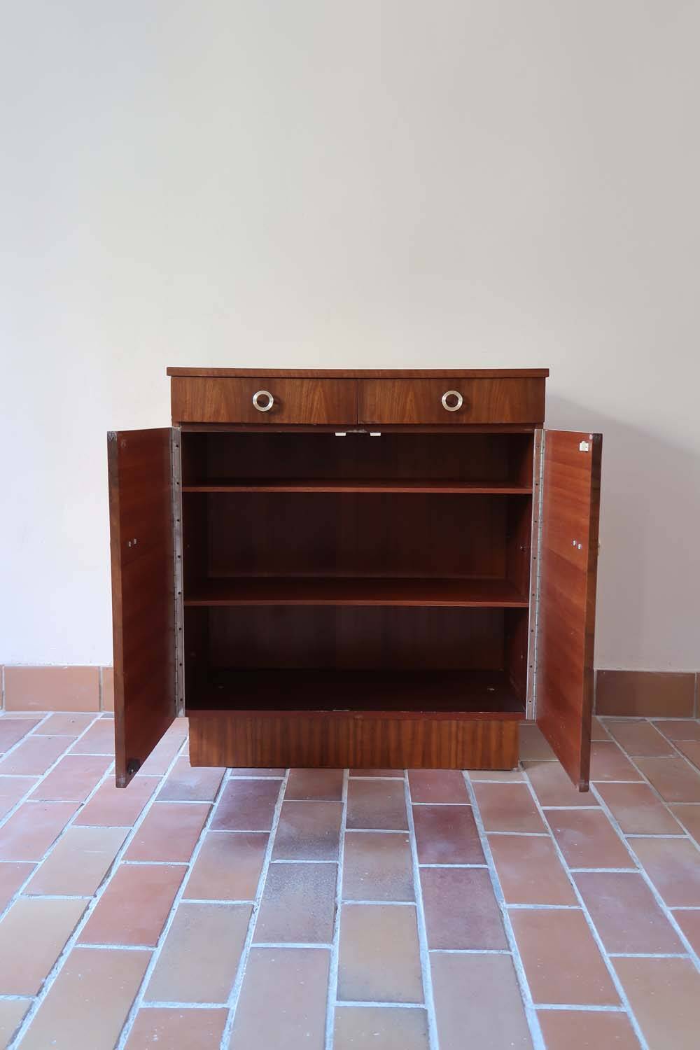 Vintage shoe cabinet