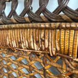 Rattan headboard