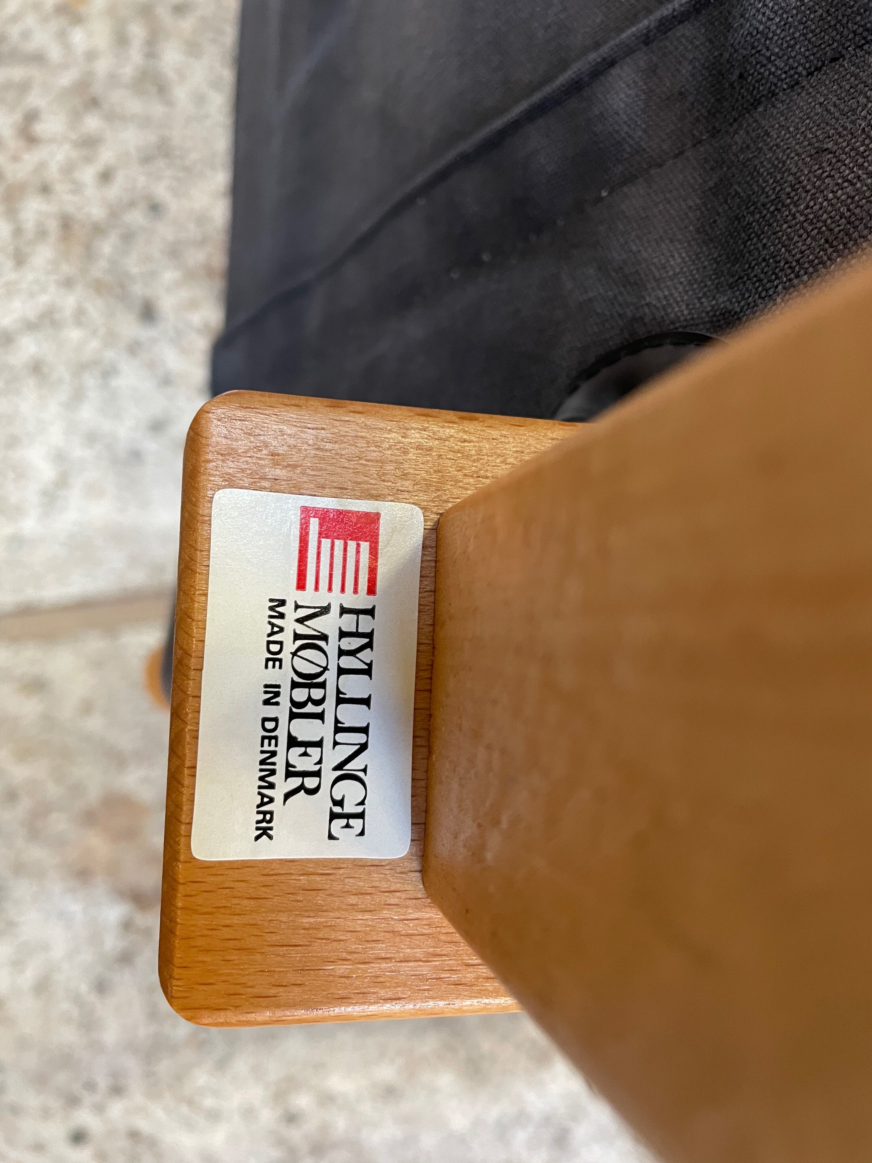 Vintage Safari Chair 1980s Hyllinge Møbler Denmark
