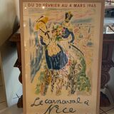 Affiche Carnaval de Nice J. Cavailles