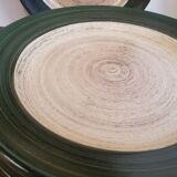 Lot vintage ceramic plates Saint Clément