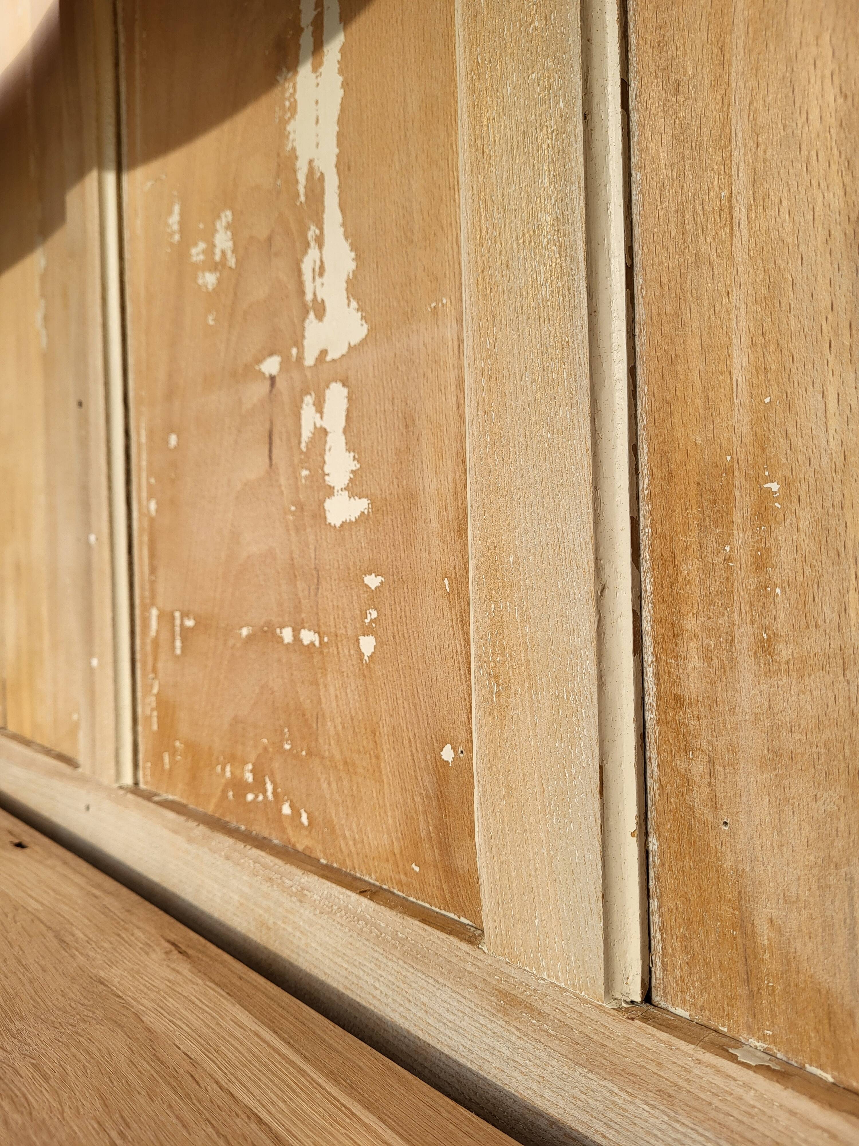 Art Deco oak museum display case