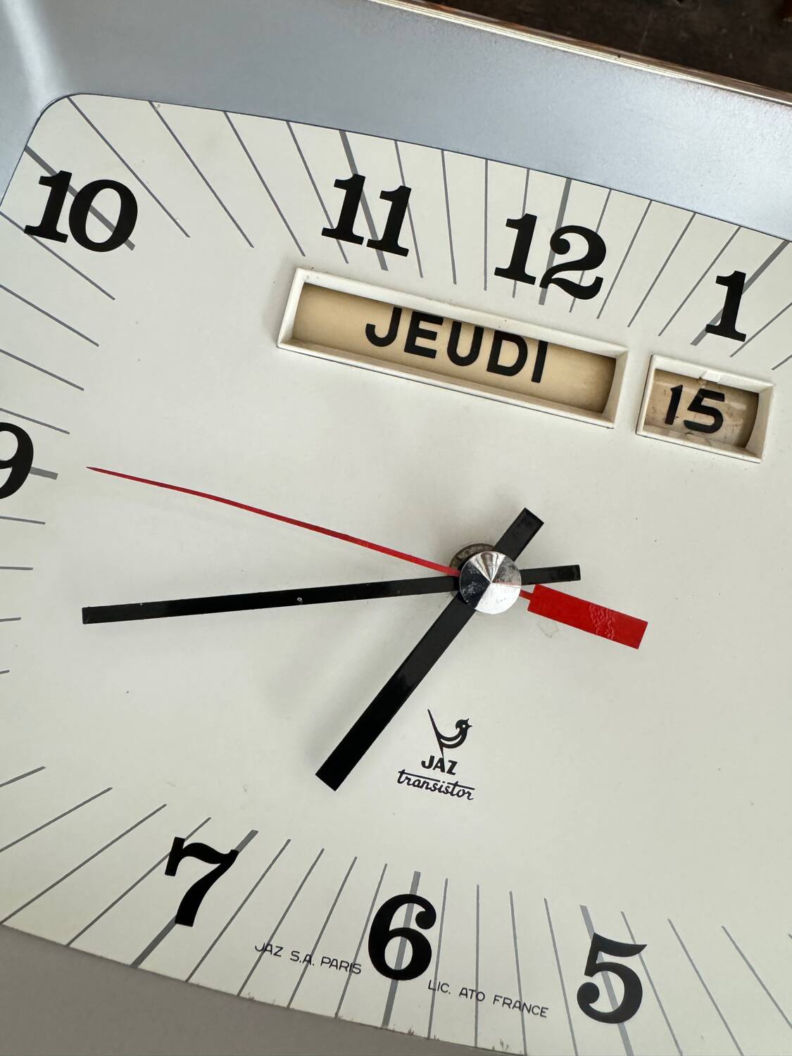 Jaz vintage orange transistor pendulum