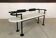 Banc italien postmoderne en cuir par Cy Mann pour Polflex, années 1980