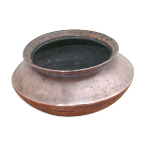Cache pot pot en cuivre fait main