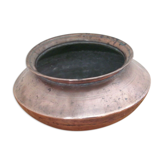 Pot cache - handmade copper pot - Folk Art India