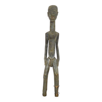 Grande statue africaine Baoulé de Côte d'Ivoire. Art Africain, Art Tribal.
