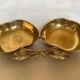 Double brass apple tray