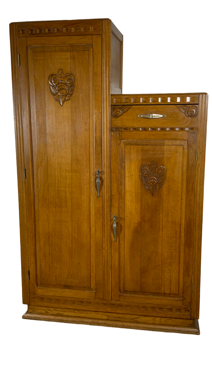Asymmetrical art deco cabinet