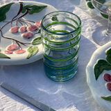 Hand painted fruit decor plates