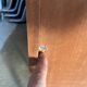 High cabinet with 2 doors in teak and vintage veneer from the 60s