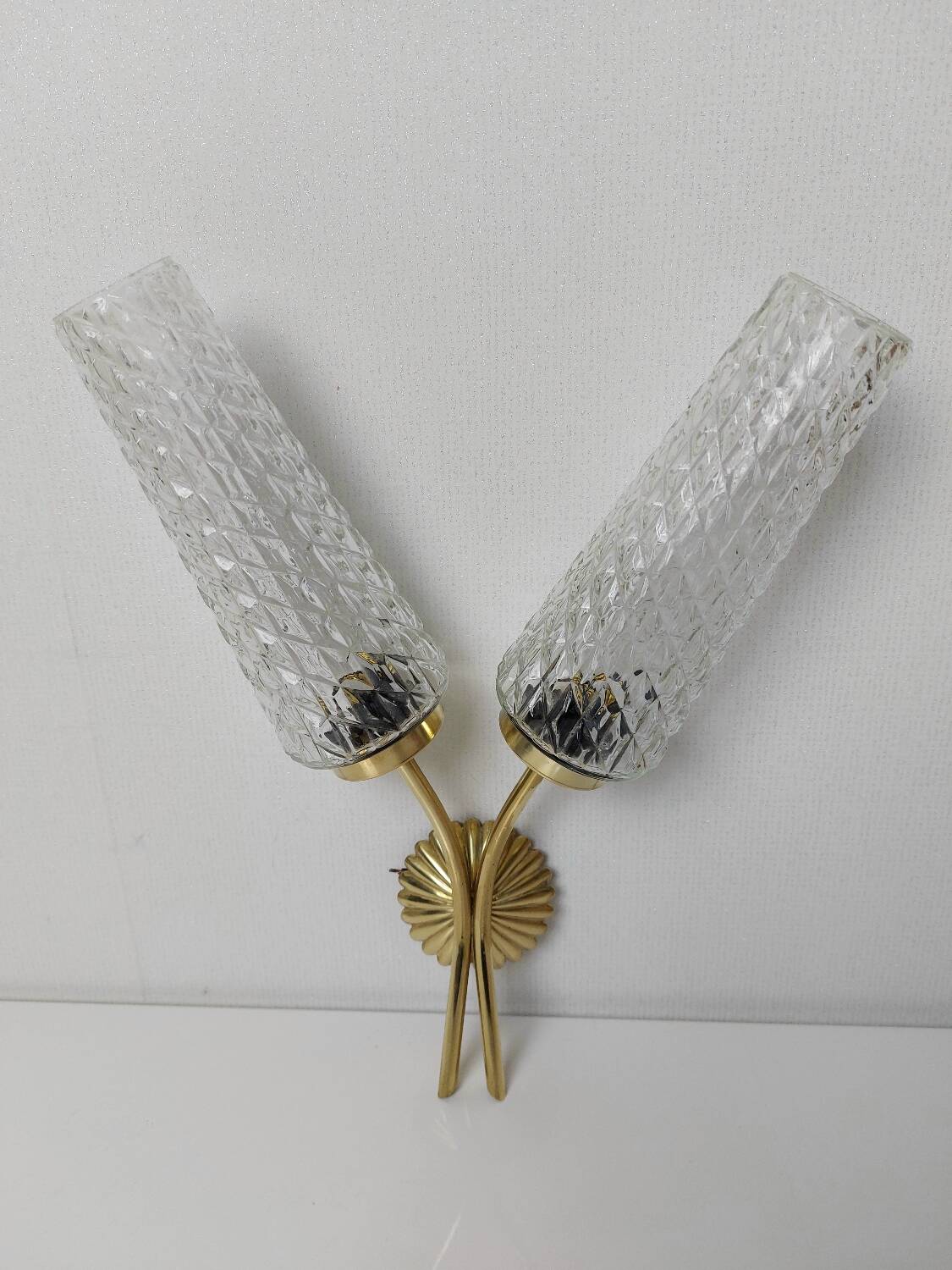 Vintage double wall light 60