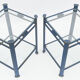 Paire de table de nuit en métal