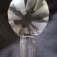 Large Art Deco crystal spirit decanter