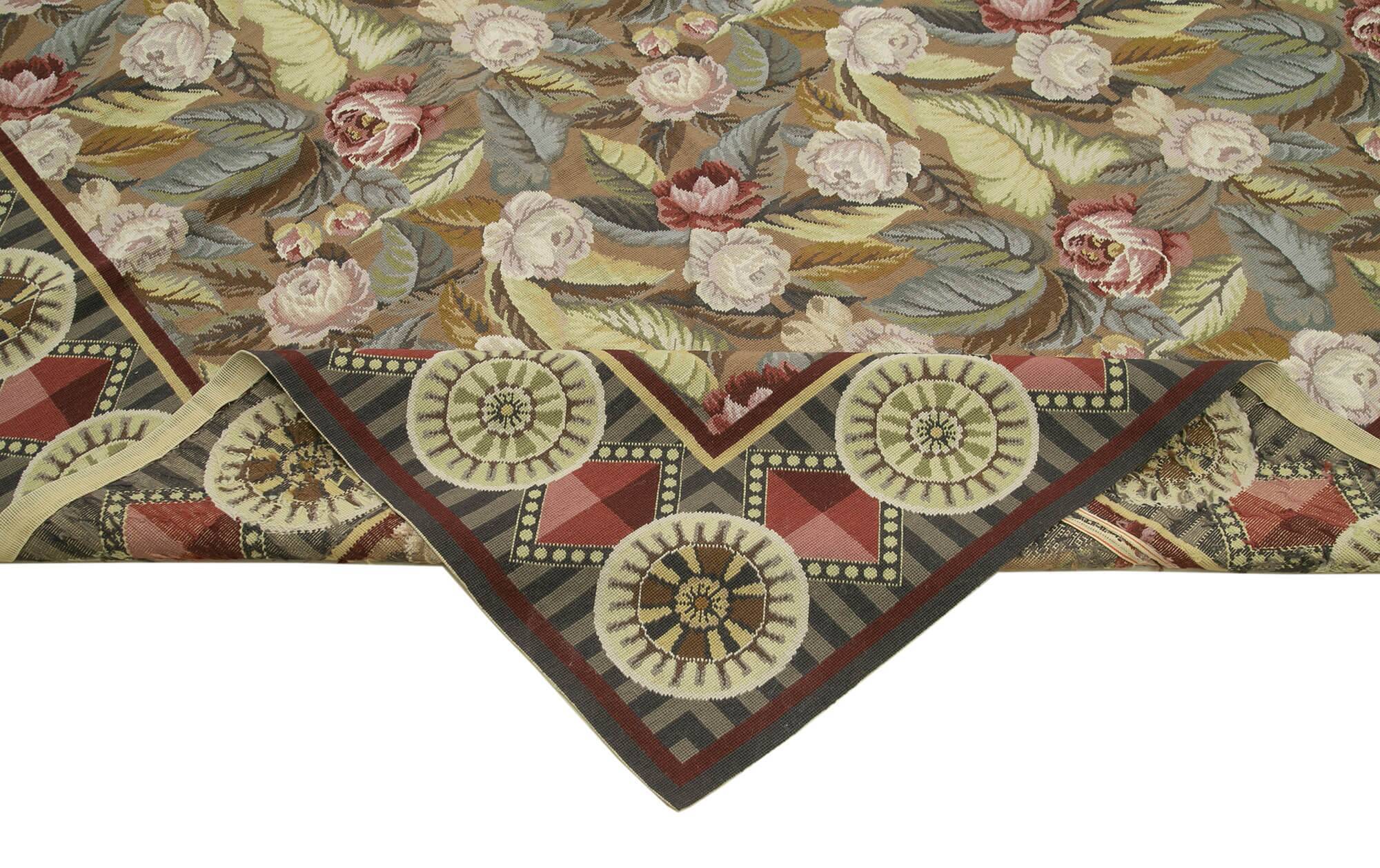 Handmade Vintage Flatweave Needlepoint Kilim 366 cm x 545 cm