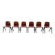 Set of 6 Galvanitas Thur chairs - Op -Seat model S22, 1960s