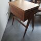 Side table with compass legs from the 50s/60s.