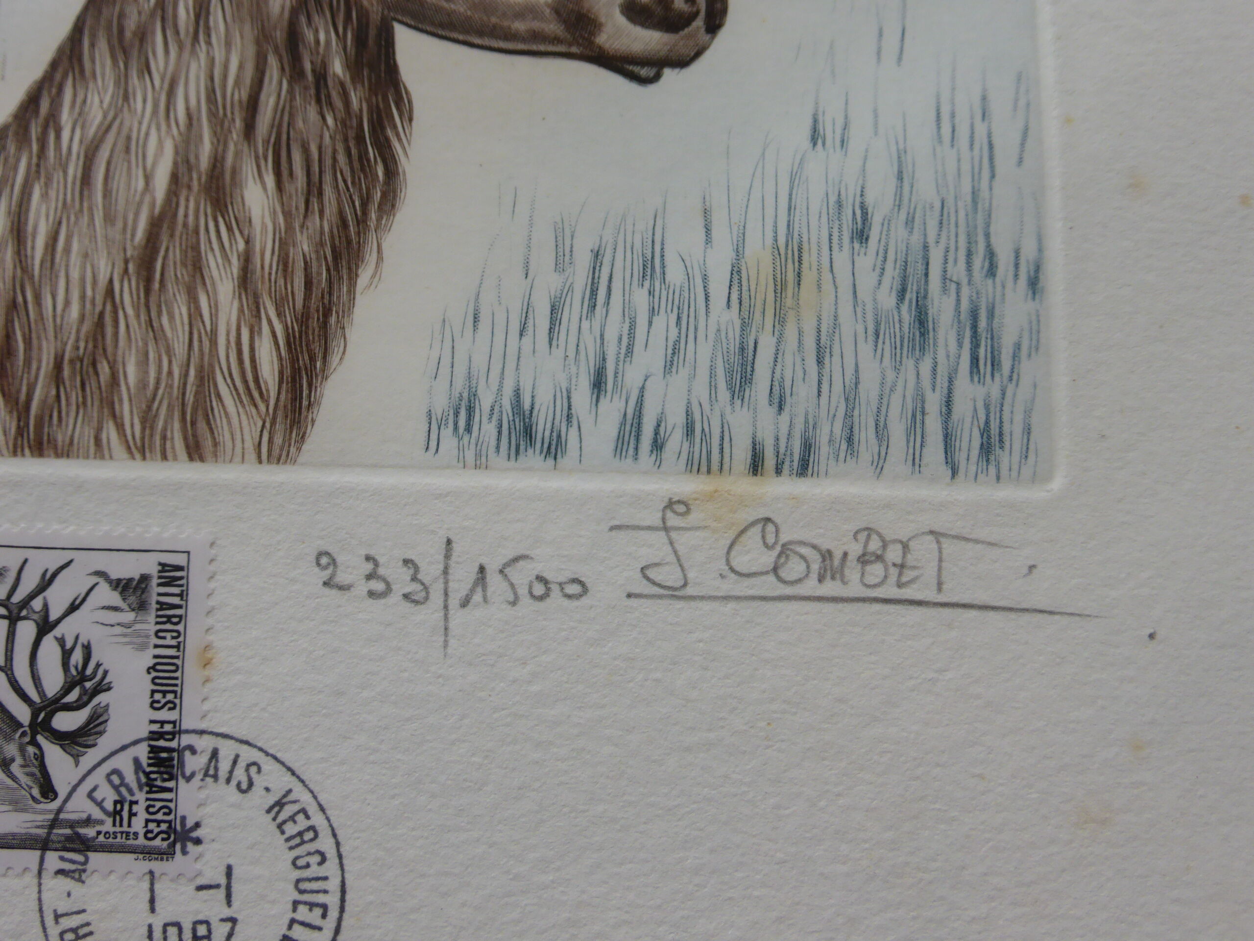 Terres australes de J. Combet, série Limitée, numérotée 233 sur 1500, vintage 1987