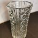 Large glass vase Pattern Lines and diamonds