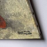 Painting 60's "The Silver Jug" signed Guénégueau