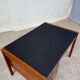 Teak desk with vinyl top