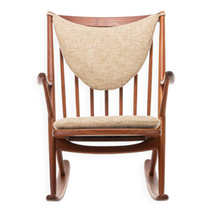 fauteuil à bascule scandinave