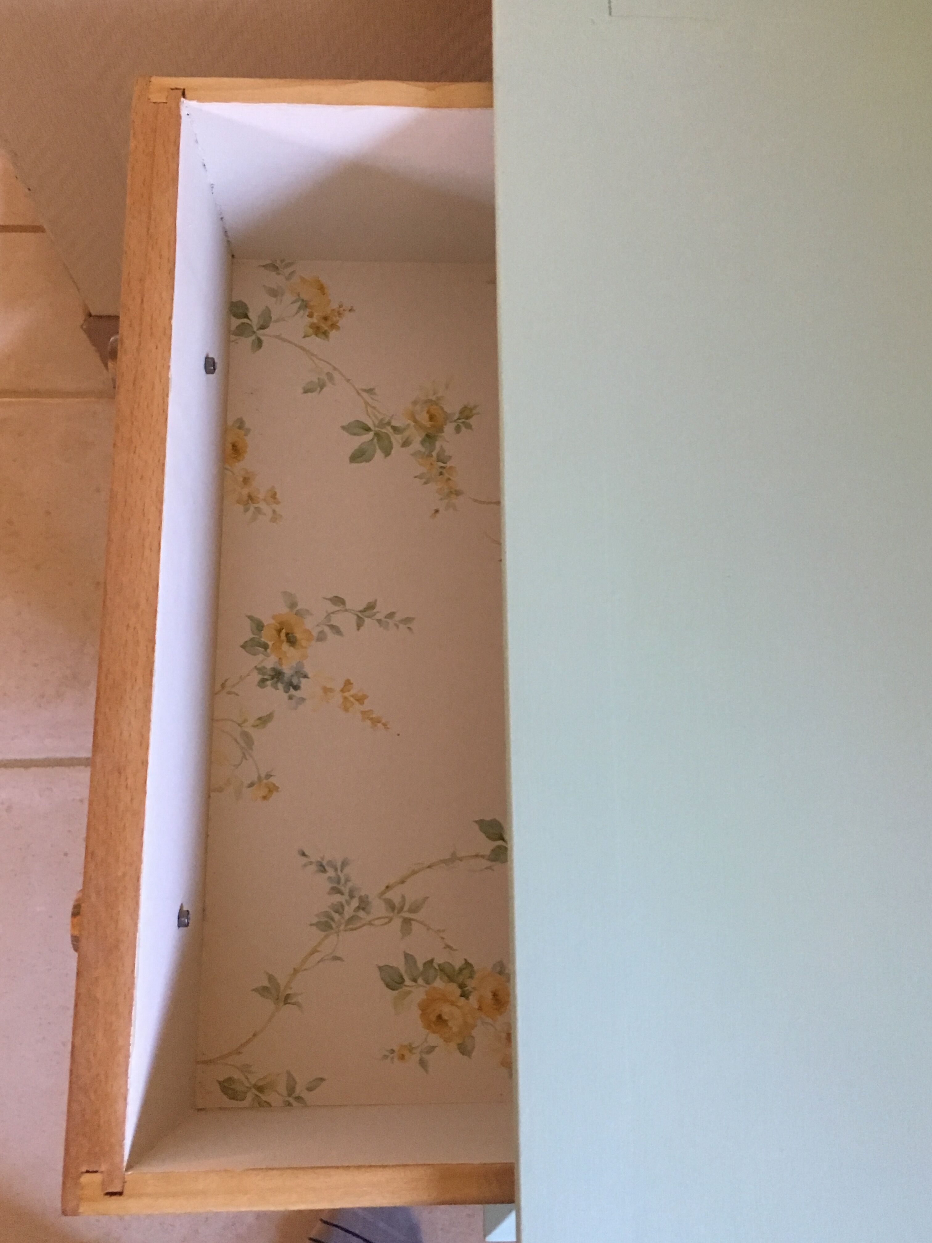 Vintage bedside table