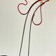 Metal candle holder rooster shape sweden vintage