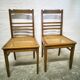 Paire de chaises vintage années 50