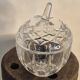 Vintage crystal apple candy box