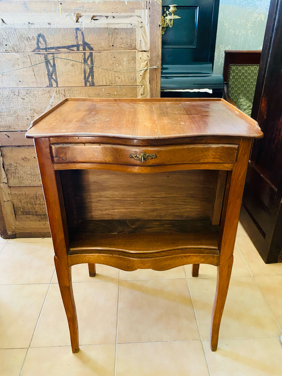 Antique bedside dressing table