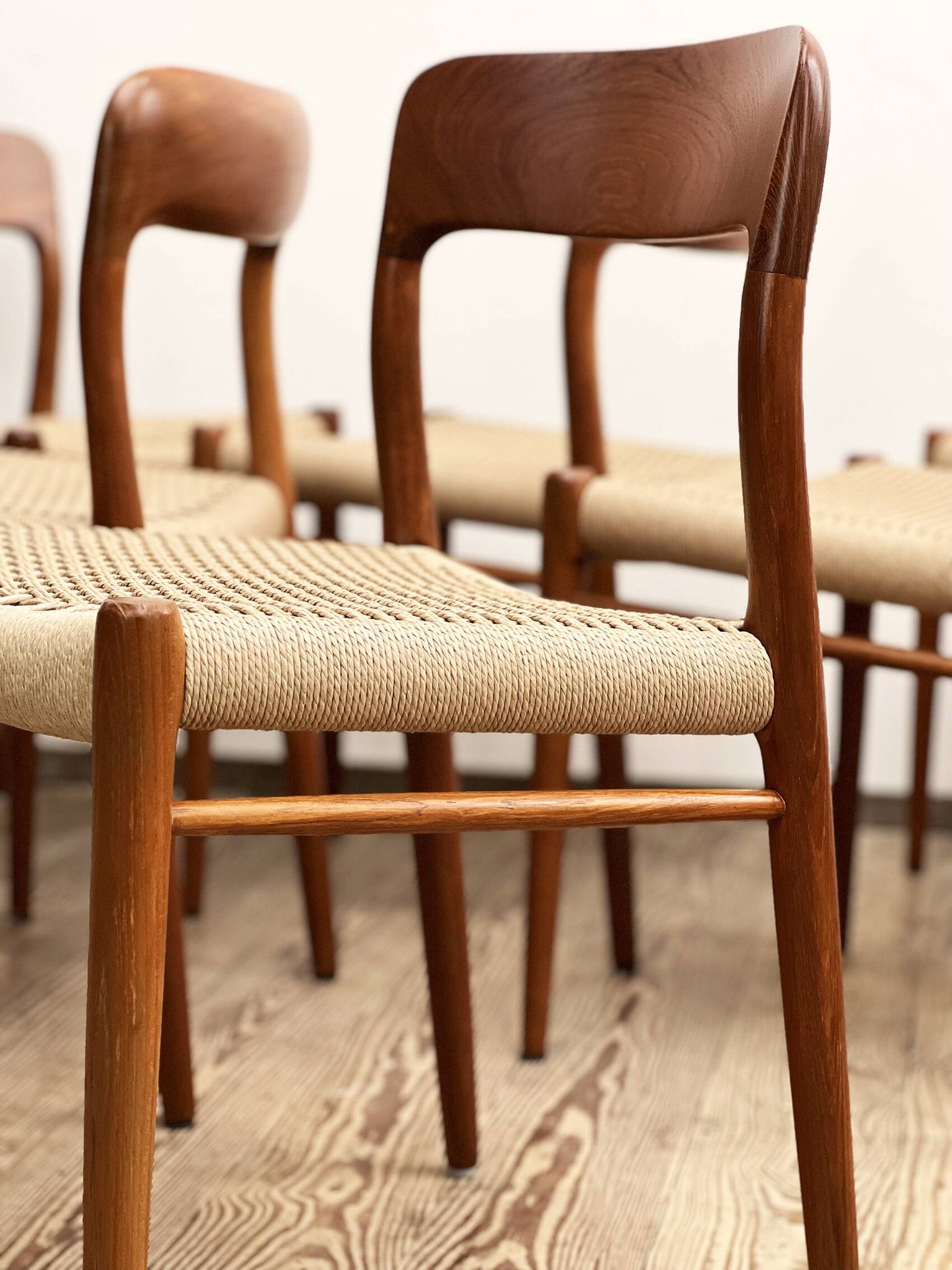 Set of 6 dining chairs by Niels O. Møller for J.L. Mollers