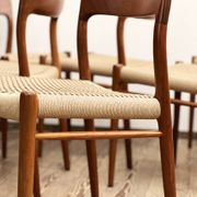 Set of 6 dining chairs by Niels O. Møller for J.L. Mollers