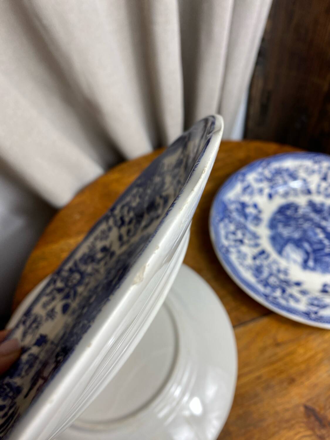 Twelve ironstone plates