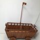 Wooden castor bed from the 40s and 50s