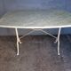 White marble bistro table 120/80