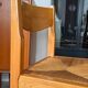 Pair of solid elm chairs with straw – Maison Regain, here