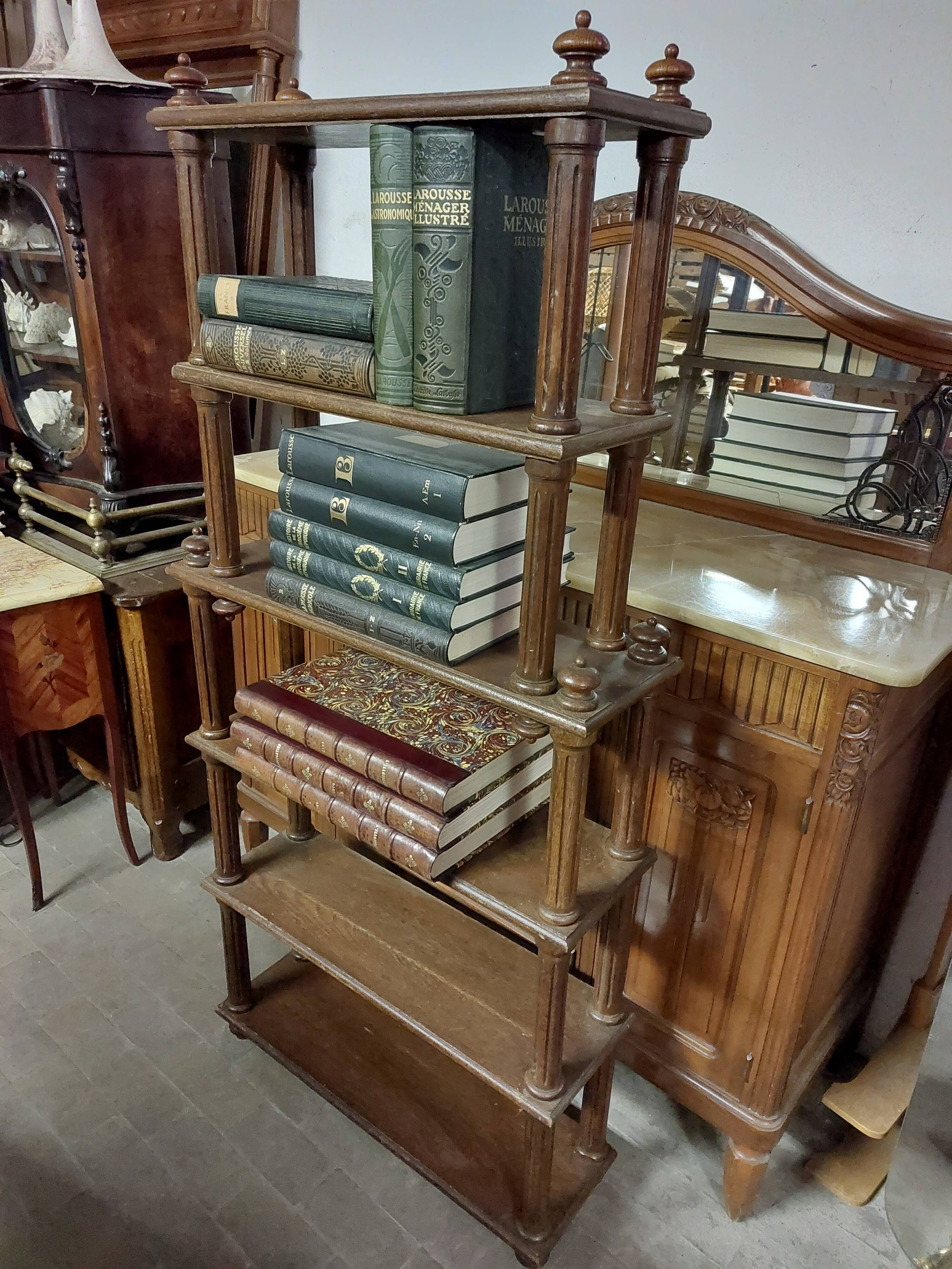 Oak Shelf 6 Trays 1900 -1m62