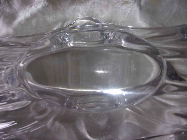 Coupe à fruit en cristal année 50