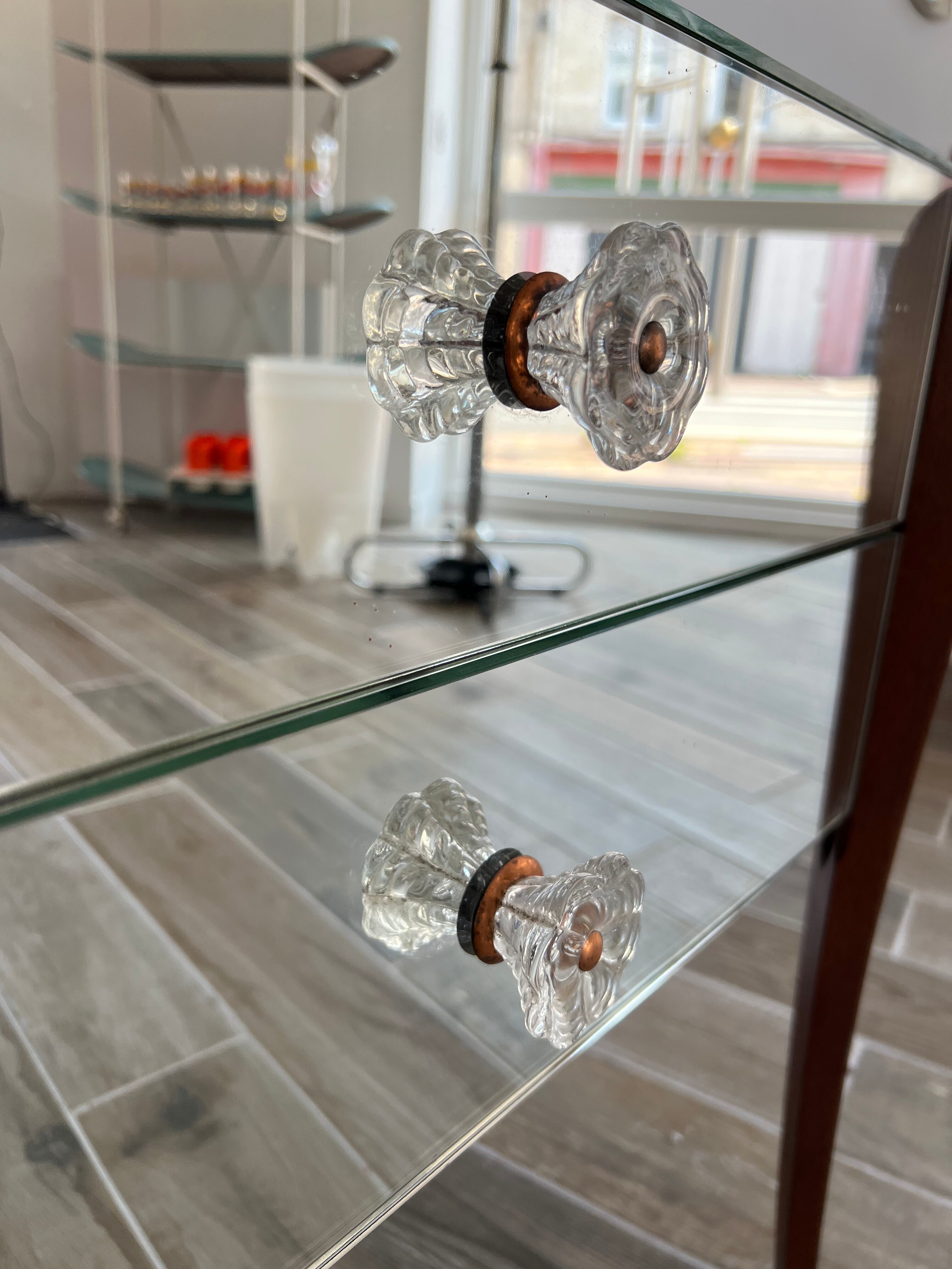 Petite commode miroir art déco