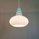 Suspension Space Age en opaline bleue, Peill & Putzler, 1970